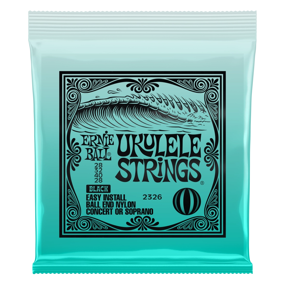 Concert/Soprano Ukulele Strings - Black