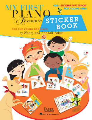 Faber Piano Adventures - My First Piano Adventure Sticker Book - Faber - Book