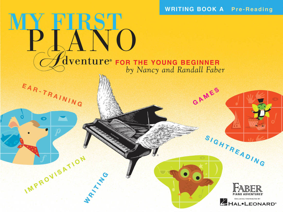 My First Piano Adventure - Writing Book A Pre-Reading - Faber - Piano - Book