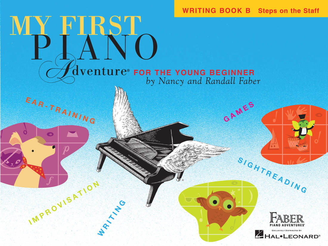 My First Piano Adventure - Writing Book B Steps on the Staff - Faber - Piano - Book