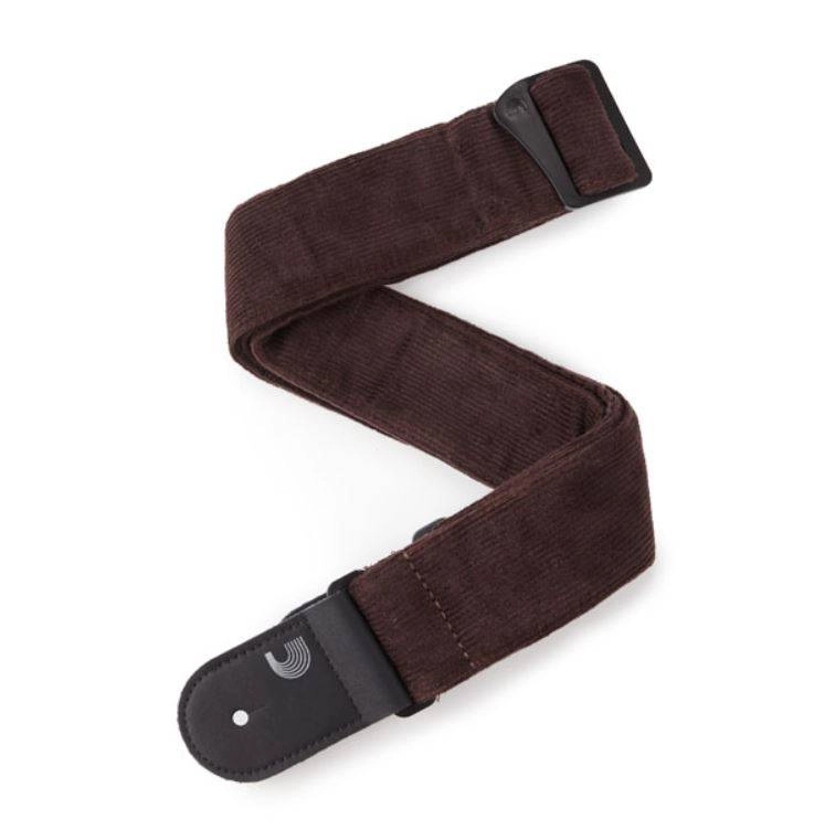 Corduroy Woven Guitar Strap - Brown