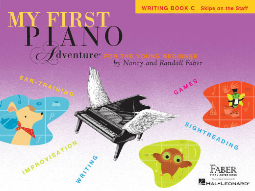 Faber Piano Adventures - My First Piano Adventure - Writing Book C Skips on the Staff - Faber - Piano - Book