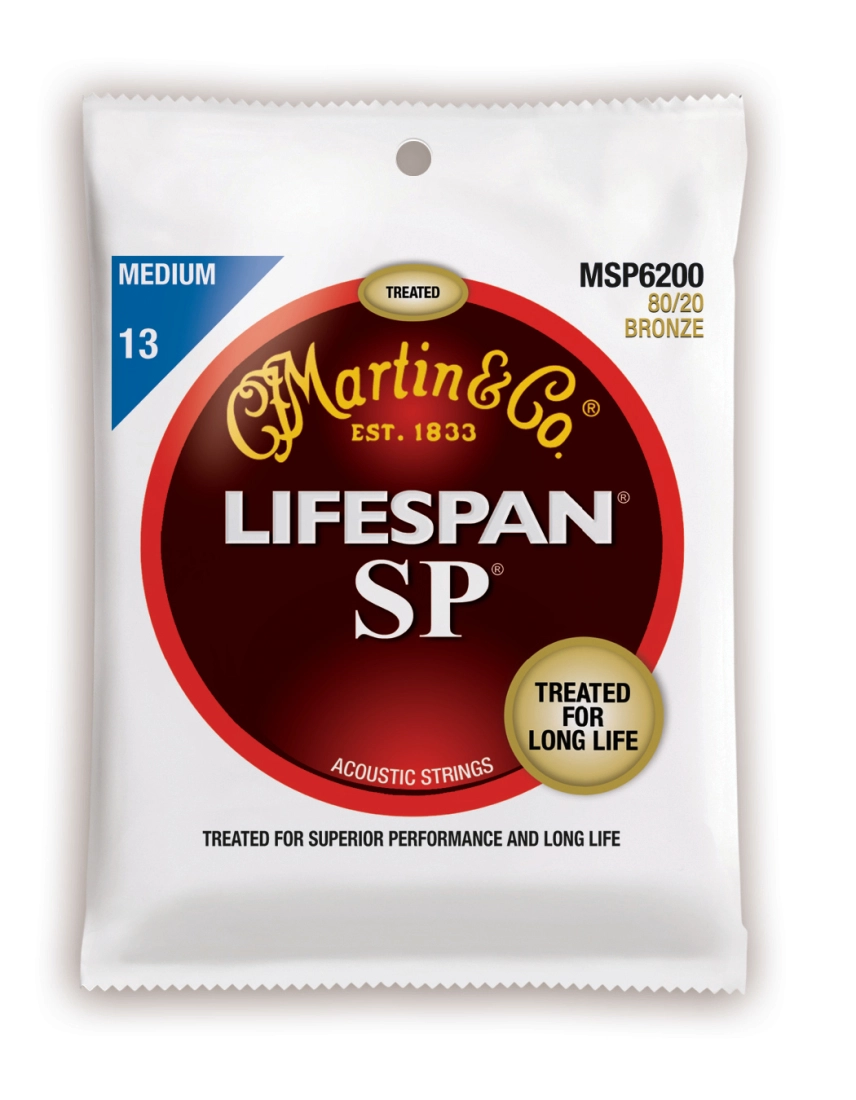 SP Lifespan 80/20 Bronze Acoustic Strings - Medium 13-56