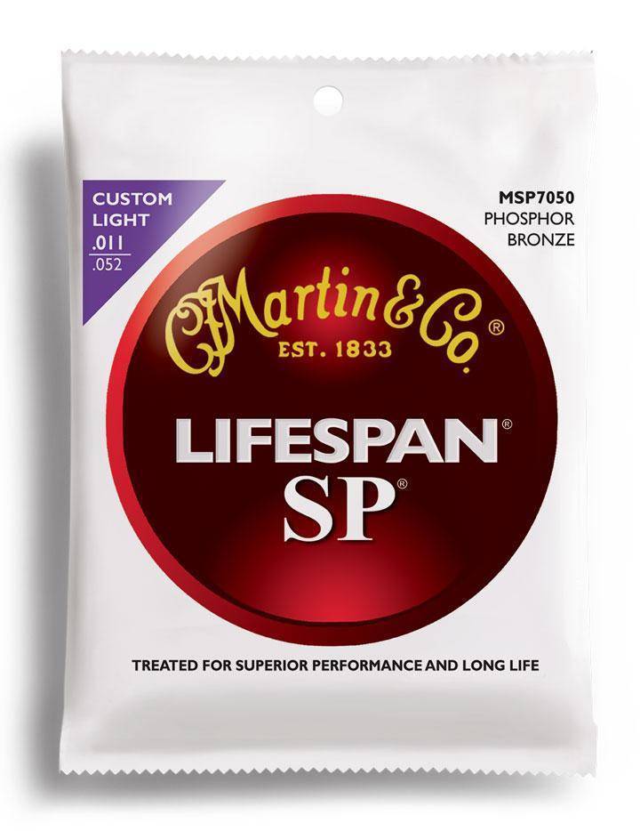 SP Lifespan Phos Bronze Acoustic Strings - Custom Light 11-52