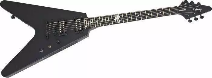 Jeff Waters Annihilation Signature Flying V - Black