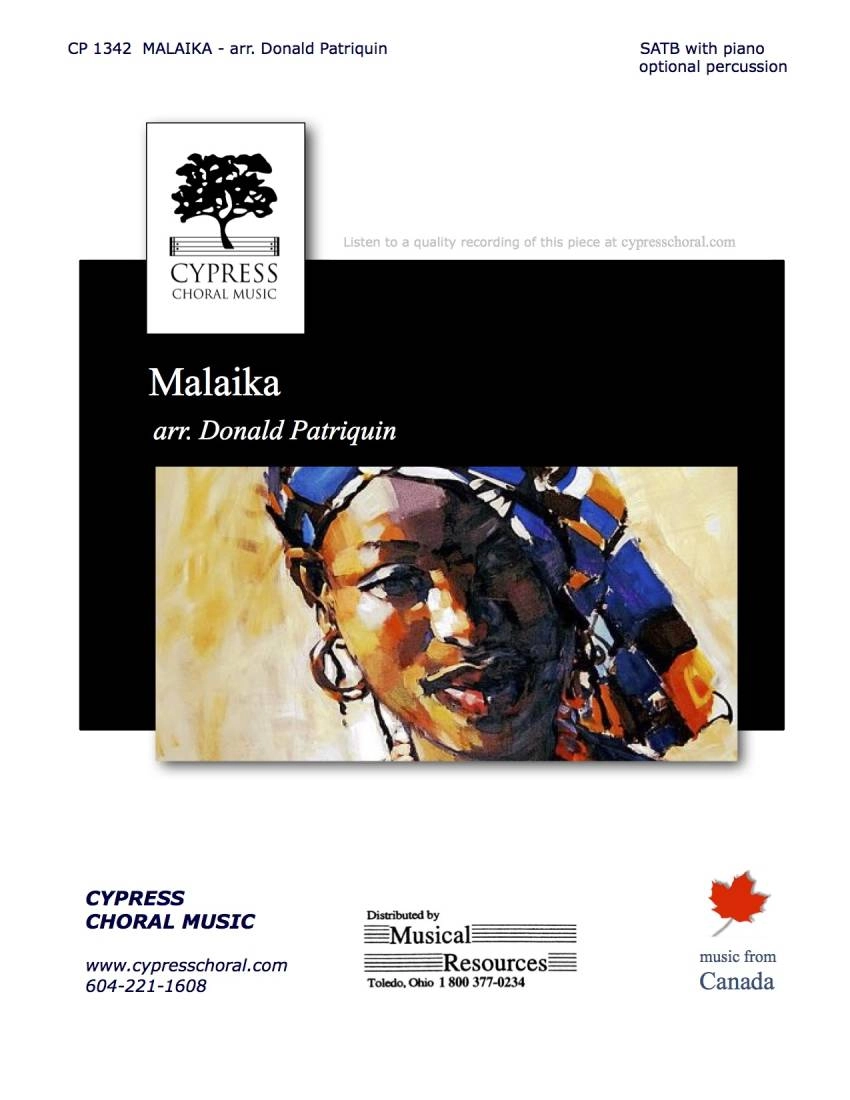 Malaika - Kenyan/Patriquin - SATB