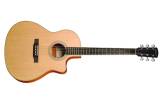 LV-03E Mahogany Recording Series L-Body Cutout Acoustic/Electric Guitar with Case