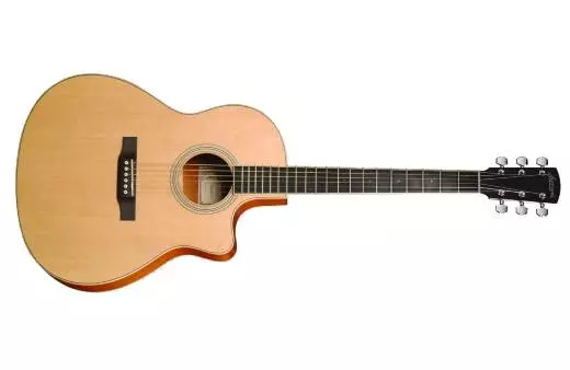 Larrivee - LV-03E Mahogany Recording Series L-Body Cutout Acoustic/Electric Guitar with Case