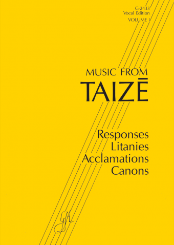 Music from Taize - Volume 1: Responses, Litanies, Acclamations, Canons - Berthier - Spiral Edition Book