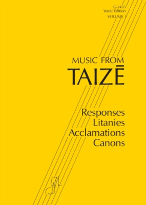 GIA Publications - Music from Taize - Volume 1: Responses, Litanies, Acclamations, Canons - Berthier - Spiral Edition Book