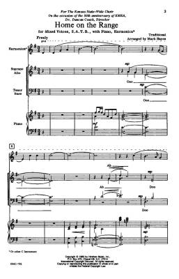 Home on the Range - Traditional/Hayes - SATB