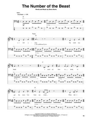 Iron Maiden: Bass Play-Along Volume 57 - Bass Guitar TAB - Book/Audio Online