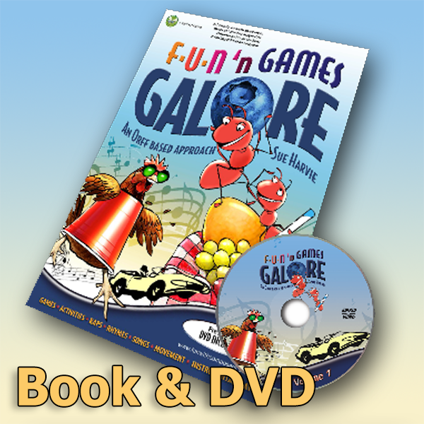 F-U-N\'n Games Galore - Harvie - Book/DVD