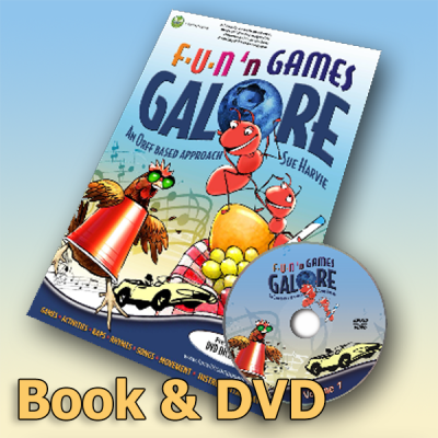 Fun With Composers - F-U-Nn Games Galore - Harvie - Book/DVD