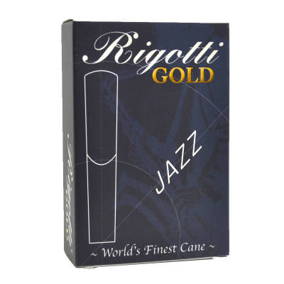 Gold JAZZ Bari Saxophone Reeds, 2.5 Strong, 5/Box