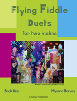 C. Harvey Publications - Flying Fiddle Duets for Two Violins, Book One - Harvey - Violin Duets - Book