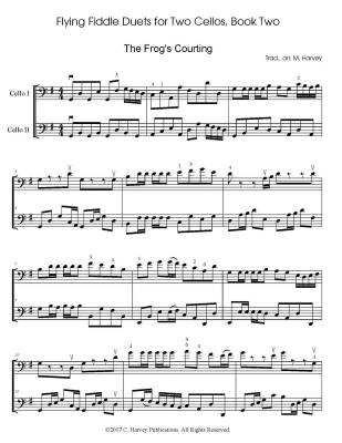 Flying Fiddle Duets for Two Cellos, Book Two - Harvey - Cello Duets - Book