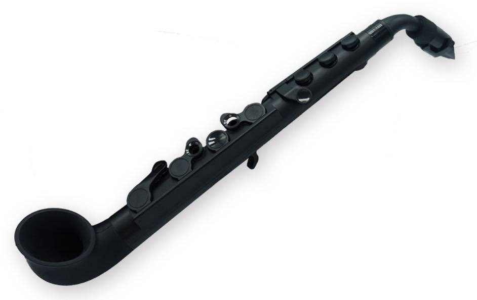 jSax Plastic Curved Starter Saxophone V2 - Black