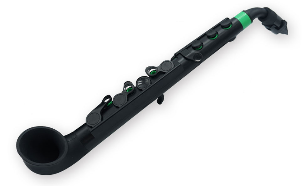 Nuvo - jSax Plastic Curved Starter Saxophone V2 - Black/Green