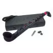 jSax Plastic Curved Starter Saxophone V2 - Black/Pink