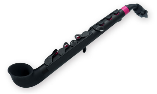 Nuvo - jSax Plastic Curved Starter Saxophone V2 - Black/Pink