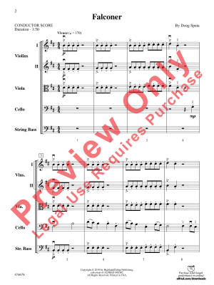 Falconer - Spata - String Orchestra - Gr. 2