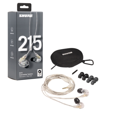 SE215 - Professional Sound Isolating Earphones - Clear