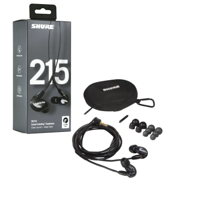 SE215 - Professional Sound Isolating Earphones - Black