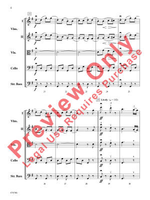 Slavonic Dance  Op. 46, No. 3 - Dvorak/Palmer - String Orchestra - Gr. 3