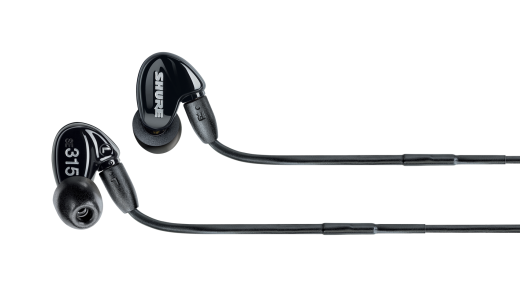 SE315 - Isolating Earphone with Vented Drivers - Black