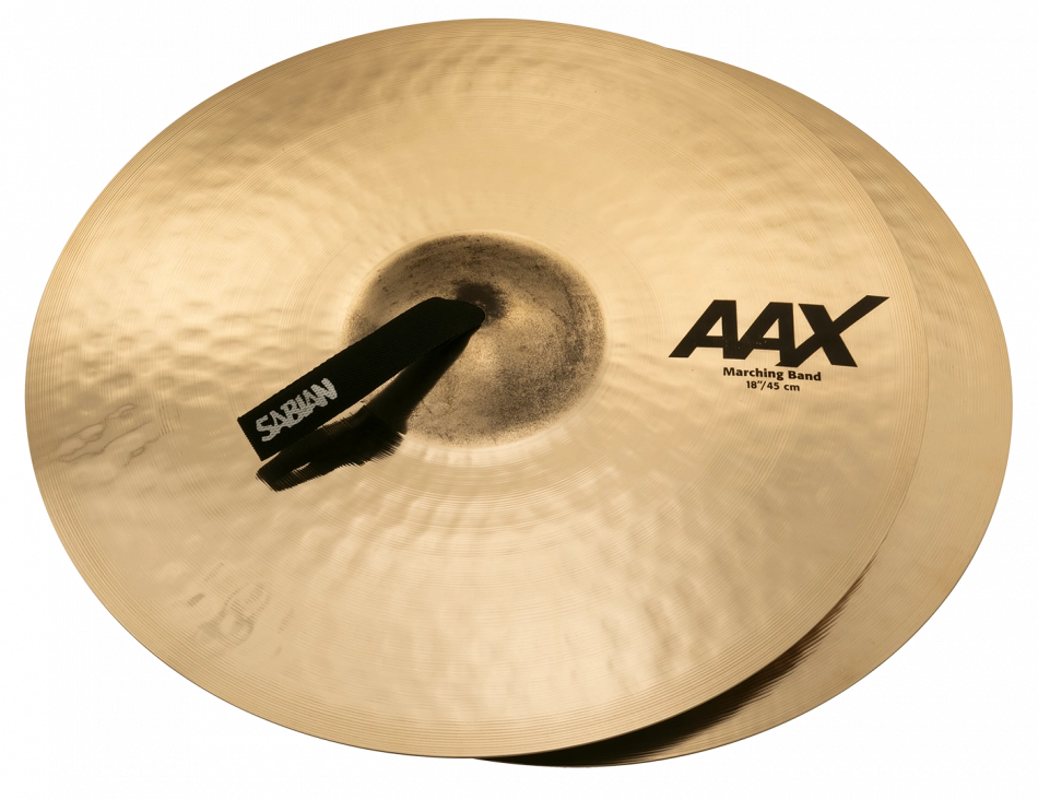 AAX 18\'\' Marching Band Cymbals - Brilliant