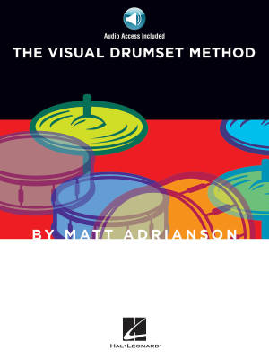 The Visual Drumset Method - Adrianson - Book/Audio Online