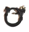 Merging - DB-25 M\u00e2le vers XLR-M\u00e2le C\u00e2ble dentr\u00e9e analogique \u00e0 8 canaux - 1,5m
