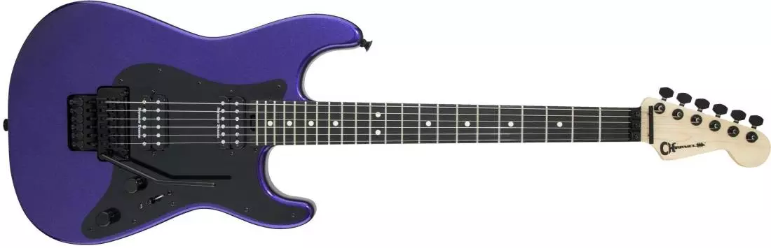 Pro-Mod So-Cal Style 1 HH FR E, Ebony Fingerboard - Deep Purple Metallic