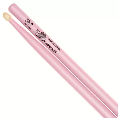 Los Cabos Drumsticks - 5A Hickory Pink Sticks