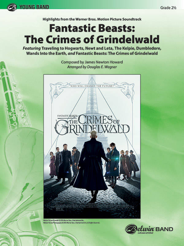 Fantastic Beasts: The Crimes of Grindelwald - Howard/Wagner - Concert Band - Gr. 2.5