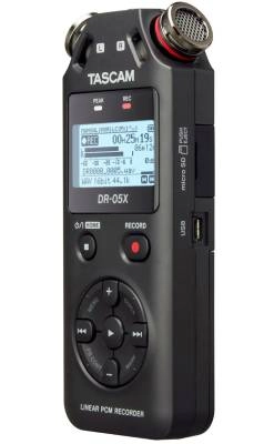 DR-05X Stereo Handheld Digital Audio Recorder w/USB Audio Interface