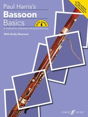 Bassoon Basics:  A Method for Individual and Group Learning - Harris/Newman - Bassoon - Book/Audio Online