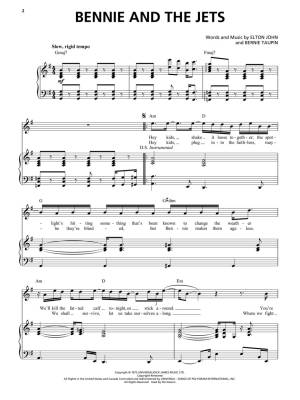 Elton John for Singers - Piano/Vocal - Book