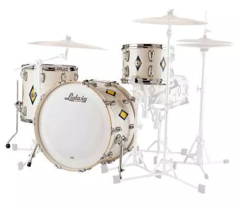 Legacy Mahogany Diamond Flash Inlay - 3 Piece Shell Pack