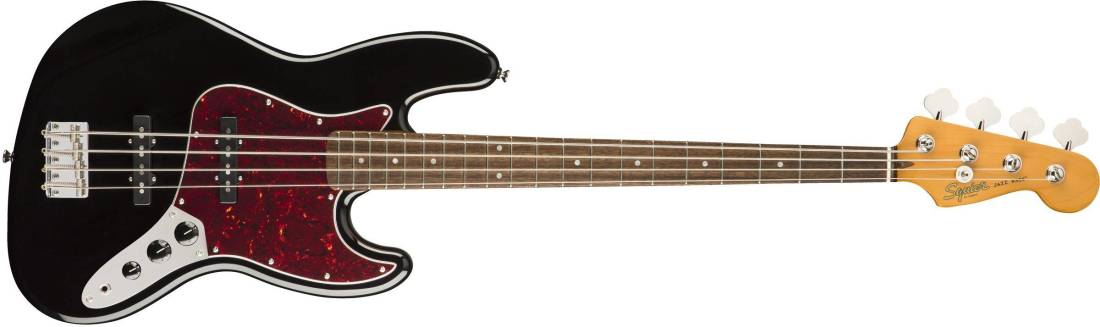 Squier Classic Vibe '60s Jazz Bass, Laurel Fingerboard - Black