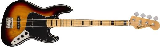 Squier - Classic Vibe 70s Jazz Bass, Maple Fingerboard - 3-Tone Sunburst