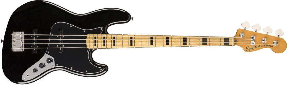 Classic Vibe \'70s Jazz Bass, Maple Fingerboard - Black