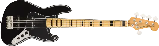 Squier - Classic Vibe 70s Jazz Bass V, Maple Fingerboard - Black