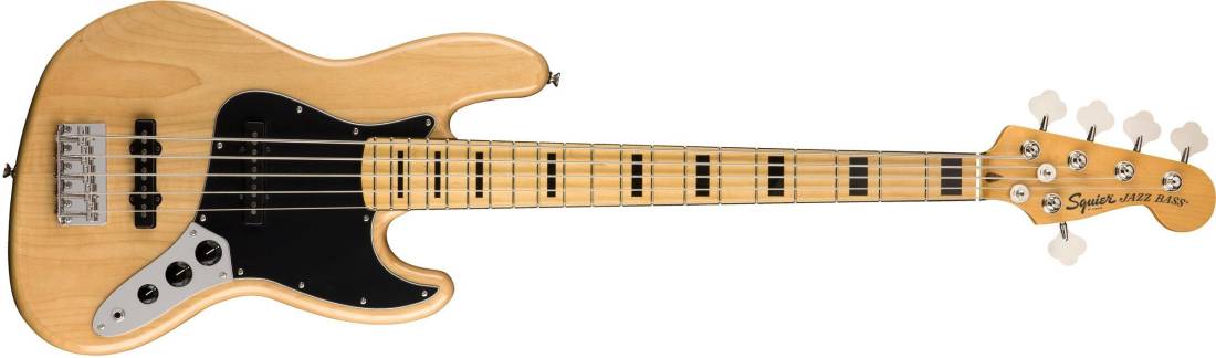 Classic Vibe \'70s Jazz Bass V, Maple Fingerboard - Natural