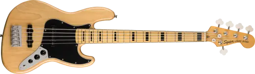 Squier - Classic Vibe 70s Jazz Bass V, Maple Fingerboard - Natural