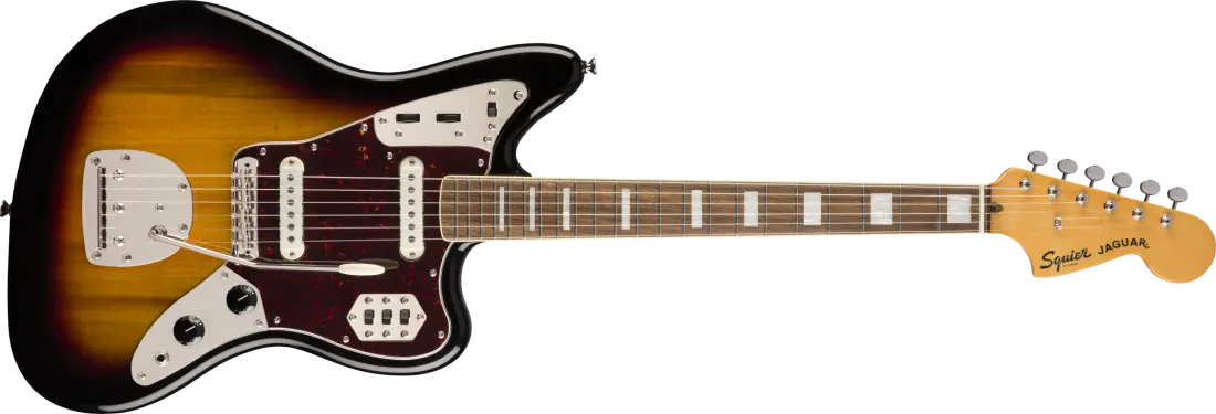 Classic Vibe \'70s Jaguar�, Laurel Fingerboard - 3-Tone Sunburst