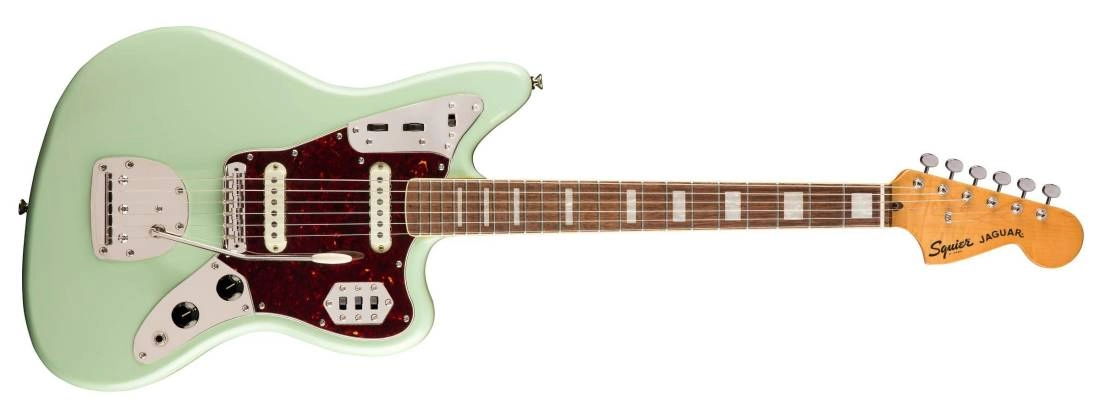 Classic Vibe \'70s Jaguar, Laurel Fingerboard - Surf Green