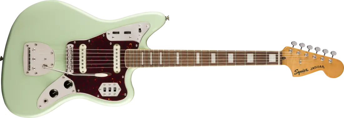 Classic Vibe \'70s Jaguar, Laurel Fingerboard - Surf Green