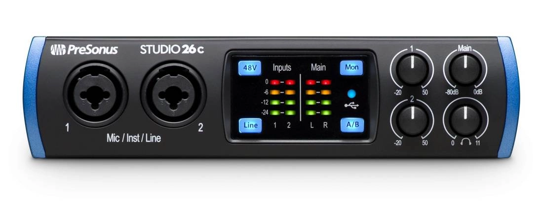 Studio 26C 2x4 USB-C Audio Interface